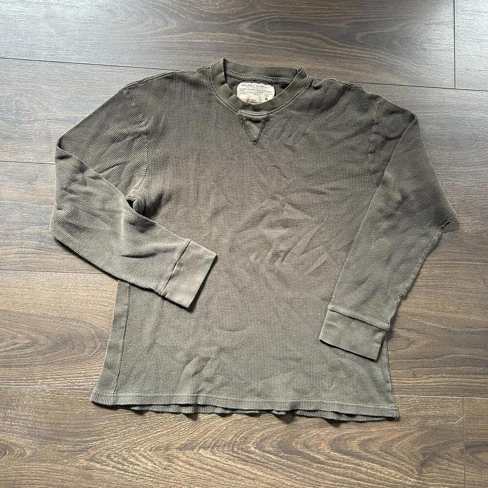 American Vintage Men's Green and Khaki Tshirt